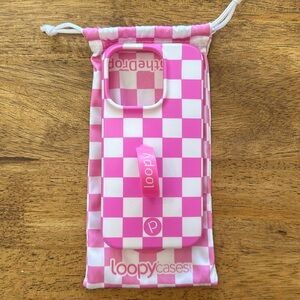 Pink Checkered Loopy